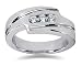 0.30 CTW Men's Diamond Ring in Platinum