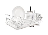 simplehuman KT1111 Stainless Steel System Dish Rack with Knife Block KT1111