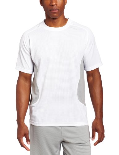 Reebok Men's Core Sport Play Dry Short Sleeve Tee,White,X-Large