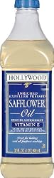 Hollywood Safflower Oil, 32 Ounce Bottles (Pack of 4)