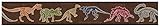 York Wallcoverings JE3619BDSMP Friends Forever Dino Dig Dinosaur Wallpaper Memo Sample, 8-Inch x 10-
