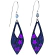 Holly Yashi Niobium Fuchsia Mid Summer Ember Drop Earrings