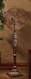 16 Cantalonia Antique Finish Deco Floor Standing Fan