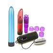 Doc Johnson Little Pearl 7" Vibrator Blue Muti-Speed Adult Sex Toy Kit