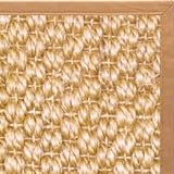 Sunshine Sisal Rug with Honey Wide Canvas Binding - 8x10 Sunshine Sisal Rug with Honey Wide Canvas Binding - 8x10