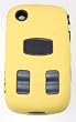 KingCase BlackBerry Gemini 8520 8530 * Warrior Case * (Yellow & Black) - The ULTIMATE Protector + Free Screen Protector