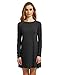 ROMWE Solid Long Sleeve Simple Classical High Low Casual Dress