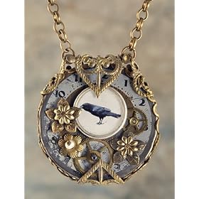 Click to order Steampunk Raven Art Necklace from Amazon! Click to order Steampunk Raven Art Necklace from Amazon!