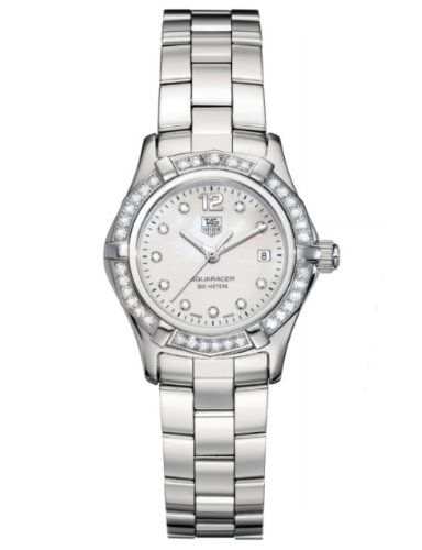 TAG Heuer Aquaracer Diamond Set Stainless Steel Bracelet Ladies Watch WAF1416.BA0824