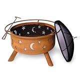 Sojoe 32SM Star and Moon Steel Fire Pit