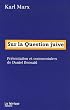 Sur la Question juive
