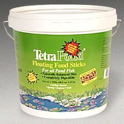 TetraPond Floating Food Sticks for all Pond Fish (2.35-lb bucket)