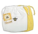 Burt's Bees Baby Bee Cotton Velour Tote Bag Yellow