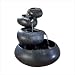 NEW Beautiful Alabastrite 4-Tier Tabletop Bowl Shaped Step Fountain Image
