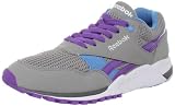 Reebok Women's Racer X Fashion Sneaker,Flat Grey/Purple/Blue/Grey,8 M US