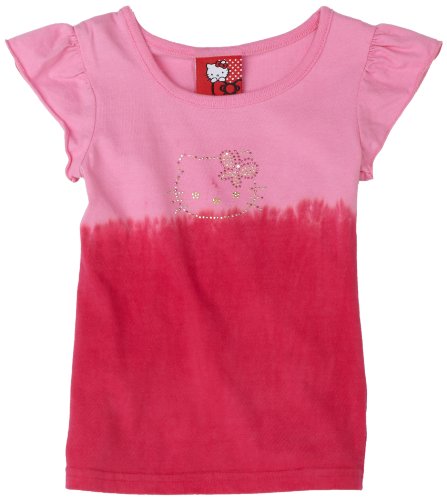 Hello Kitty Girls Dip Dye T-shirt,doll Pink
