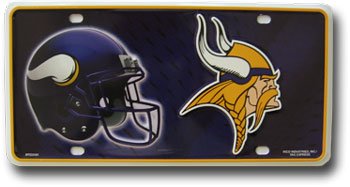 NFL License Plate - Minnesota Vikings