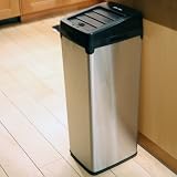 iTouchless Fully Automatic White Color Touchless Trashcan SX