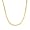 Men's 14k Yellow Gold 3mm Cuban Chain Necklace, 16"