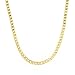 14k Yellow or White Gold Cuban Chain Necklace
