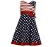 Bonnie Jean Girls Memorial Day 4th of July Flag Dress - 6