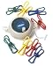 GELERT WIND UP 6.3M CAMPING WASHING LINE KIT/SET & PEGS