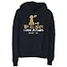 Hoodie Womens Navy Blue  WE ALL HAVE A Bouvier des Flandres INSIDE US !  Dogs