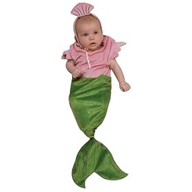 Rubies Costume Co. Deluxe Baby Bunting, Mermaid Costume, 1 to 9 Months