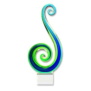 Badash  Marina Murano Style Art Glass Centerpiece