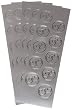 Wilton Silver Heart Seals