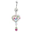 Valentine Special Heart wirh Multi Color CZ
