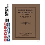 1940 DODGE TRUCK Shop Service Repair Manual CD by Dodge