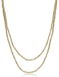 Robindira Unsworth "Kamari" Pyrite Layering Necklace