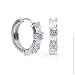 STUDIO 925: *PORTIA DIAMOND CZ BAGUETTE EARRINGS*
