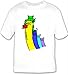 T-shirt with climbing, frog, graph, amphibian, percentage