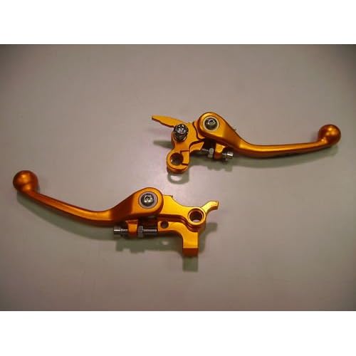 & KTM Orange ASV style Flex levers Brembo EXC 250 350 SXF Unchevroned