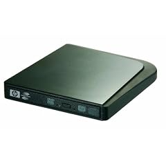 HP DVD556S externer DVD Brenner (+8x8x8x, -8x8x6x, USB 2.0, inkusive Nero) grau