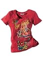 VON HEINE T-SHIRT "LOVE HURTS" IN ROT