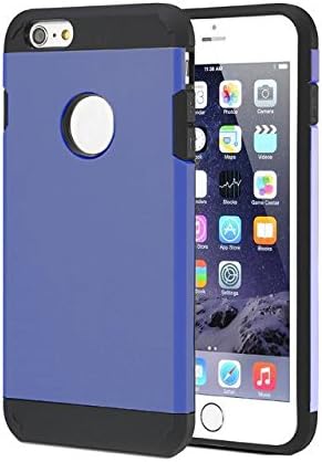 iPhone 6s Plus Case, HotSees Tough Armor Case for iPhone 6s Plus (5.5-Inch), Dual Layer Protection, (Navy)