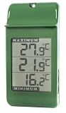 Digital Max Min Growroom Or Greenhouse Thermometer - Green