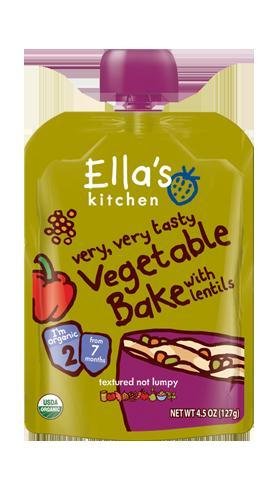 Ella's Kitchen, Very Very Tasty Vegetables, 4.5 Ounce (Pack of 7)