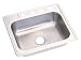 Revere Puritan 25-by-22-by-7 Inch Single Bowl Stainless Steel Kitchen Sink
