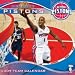 DETROIT PISTONS 2009 NBA Monthly 12 X 12 WALL CALENDAR