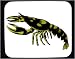 Decorated Mouse Pad with claws, invertebrate, crayfish, pincers, ocean, crustacean, a...