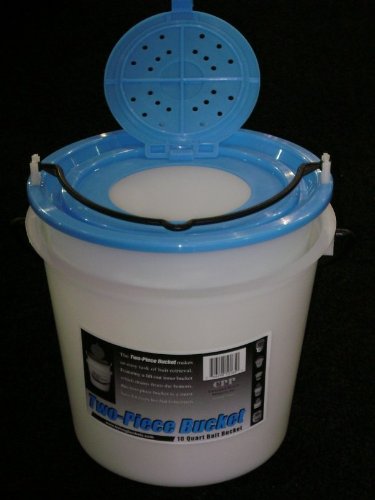 Two-Piece Bucket 10 Quart Bait Bucket