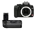 Canon Digital Rebel XTi 10.1MP Digital SLR Camera (Black/Outfit Box) + Canon BG-E3 Battery Grip