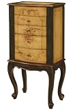 Cecilia Jewelry Armoire 40hx19.5w Handpainted