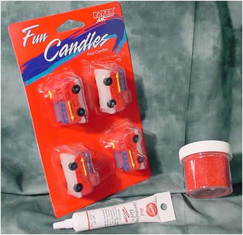 Fire Engine Cakes - Candles Package (6 pcs) - SAVE $1.46 by Decopac, Wilton