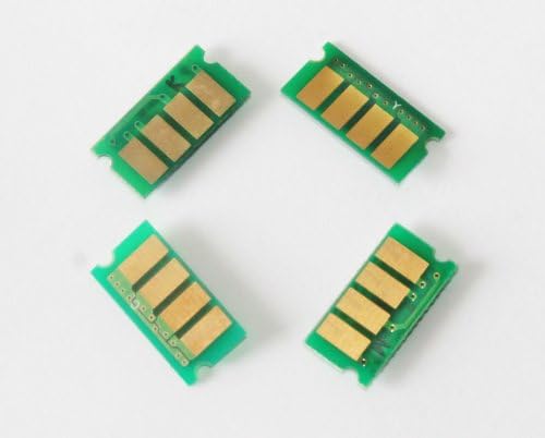 NE IMAGE - 4 Color Reset Chips for Ricoh (406475, 406476, 406477, 406478) Aficio SP C231N, SP C231SF, SP C232DN, SP C232SF, SP C312DN, SP C320DN, SP C311N Printers Refill