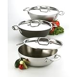All Clad Stainless Steel 3-Quart Cassoulet with Lid